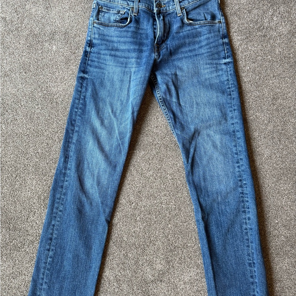 7 For All Mankind Men's Slim Blue Jeans